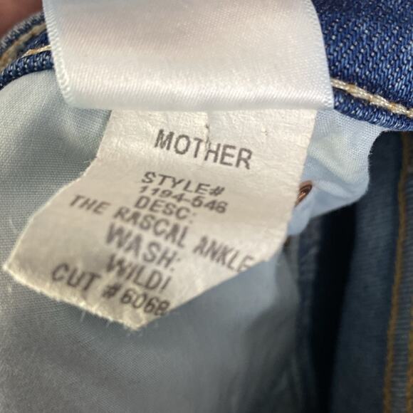 MOTHER The Rascal Crop in Wild! Women's 25 - Picture 11 of 12